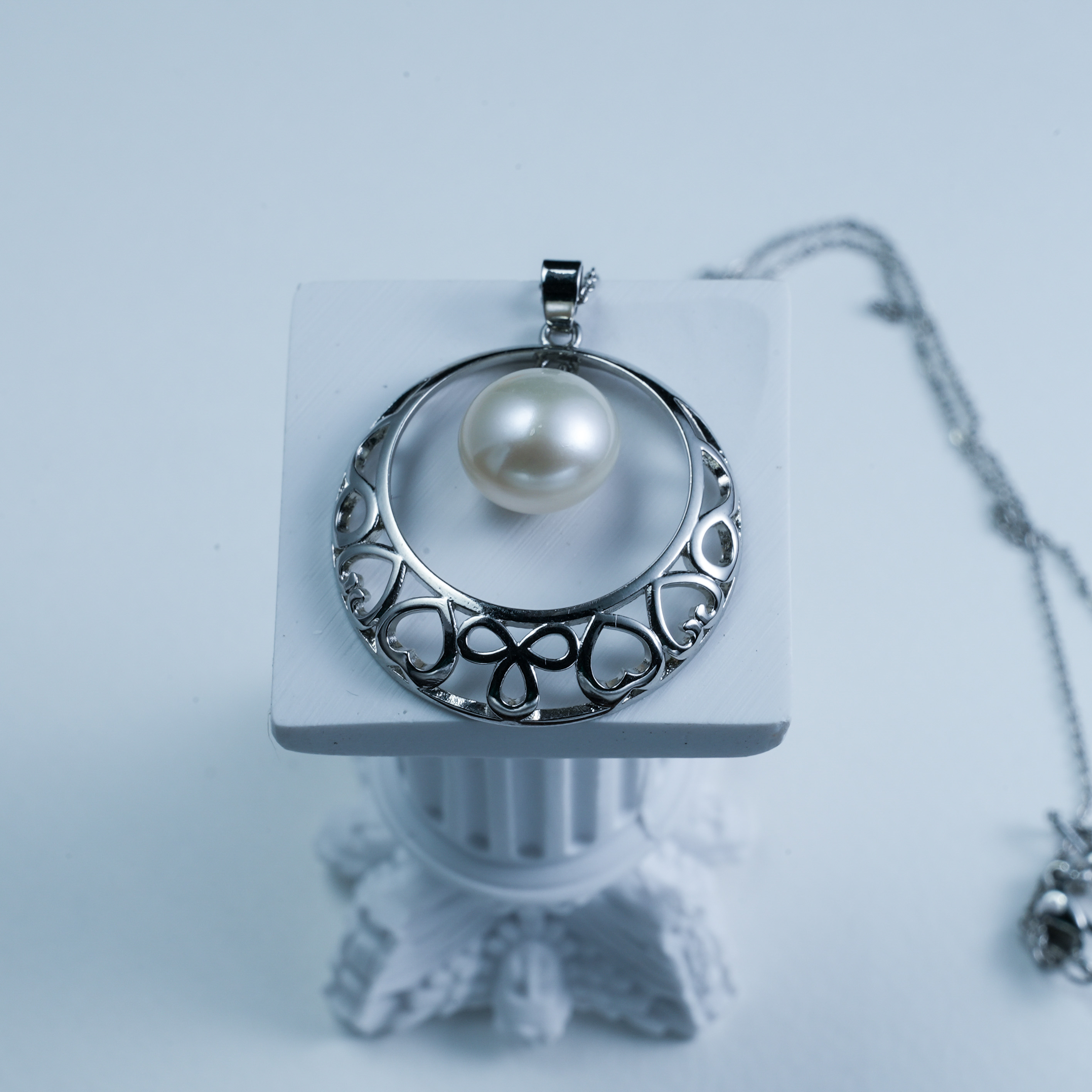 10mm-11mm珍珠圆形项链简约百搭