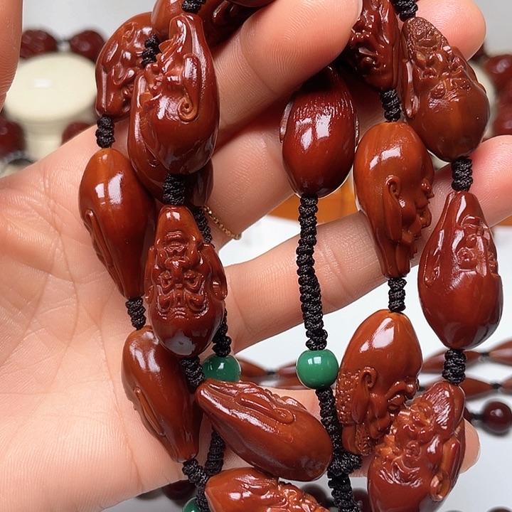 橄榄核手串淘****售十八罗汉