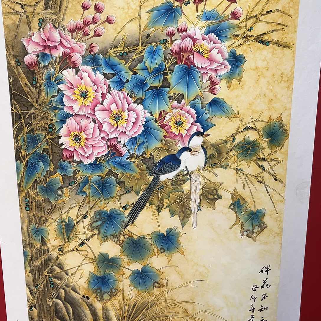 国画手绘作品国会作品