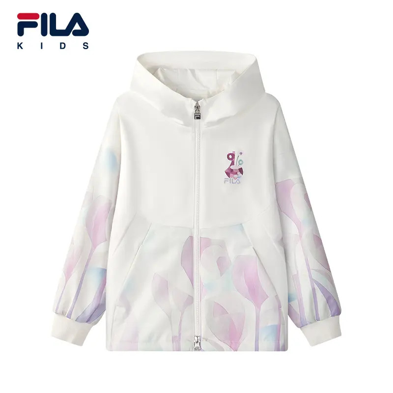 【秋上新】FILA斐乐儿童2025秋季新款女童网球运动外套K12G532707