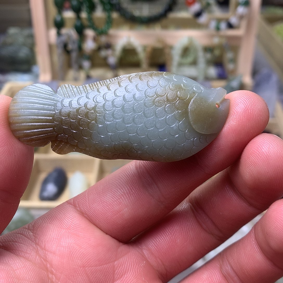 和田玉未镶嵌吊坠(不含链)