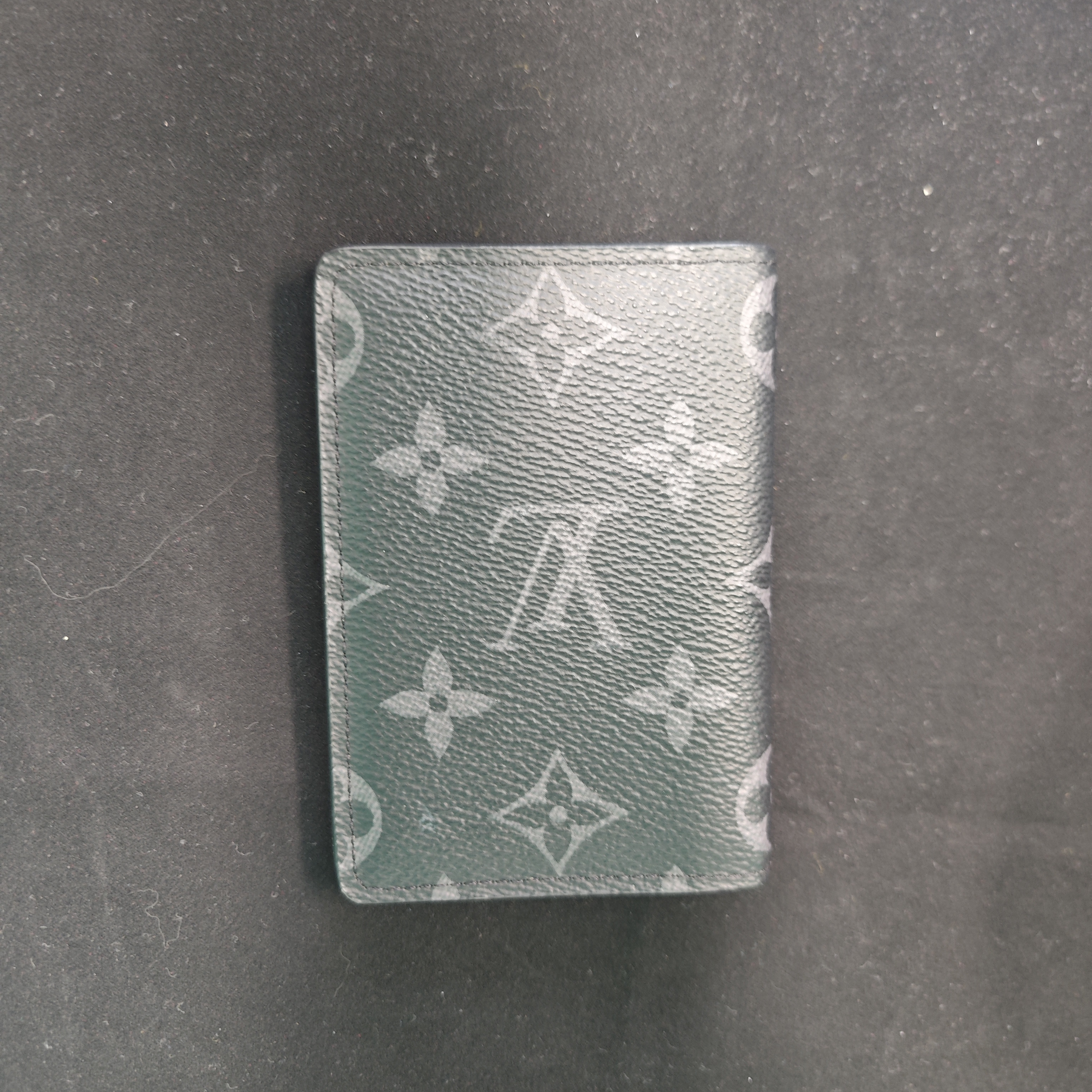 未使用 LouisVuitton/路易威登 黑花卡包/钱包/卡包