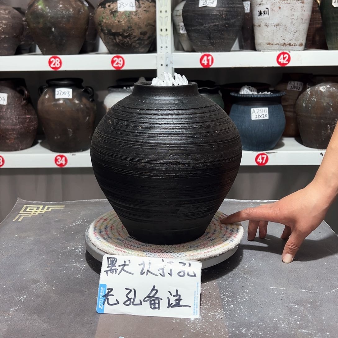 红陶黑球77号无孔备注