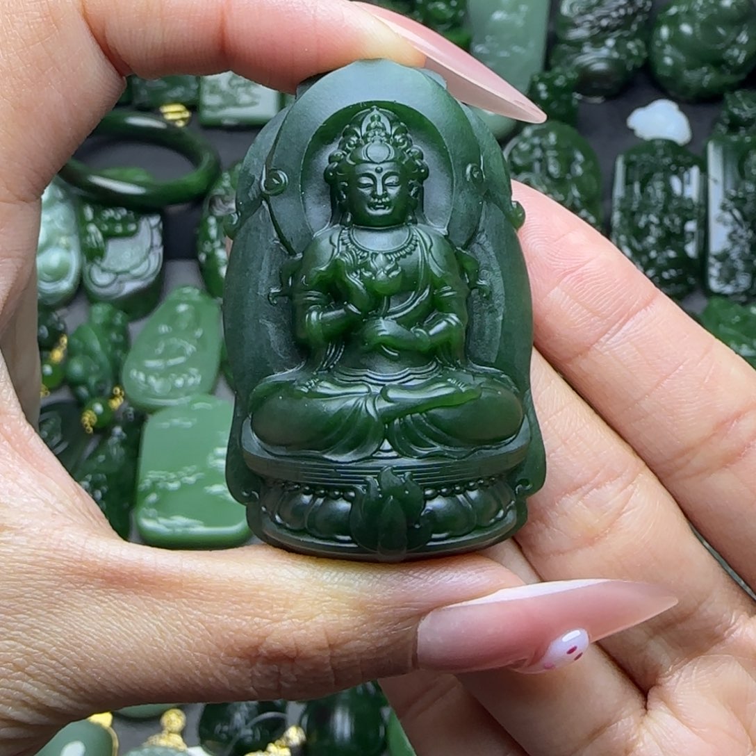 和田玉颈饰未镶嵌零****你定制