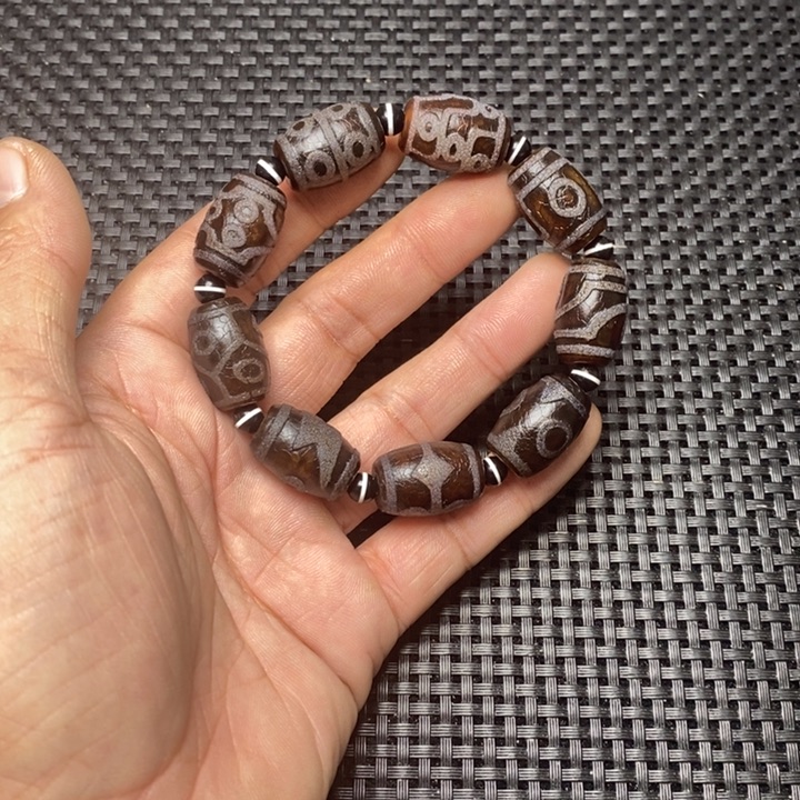 渔***樂玛瑙/玉髓未镶嵌手链