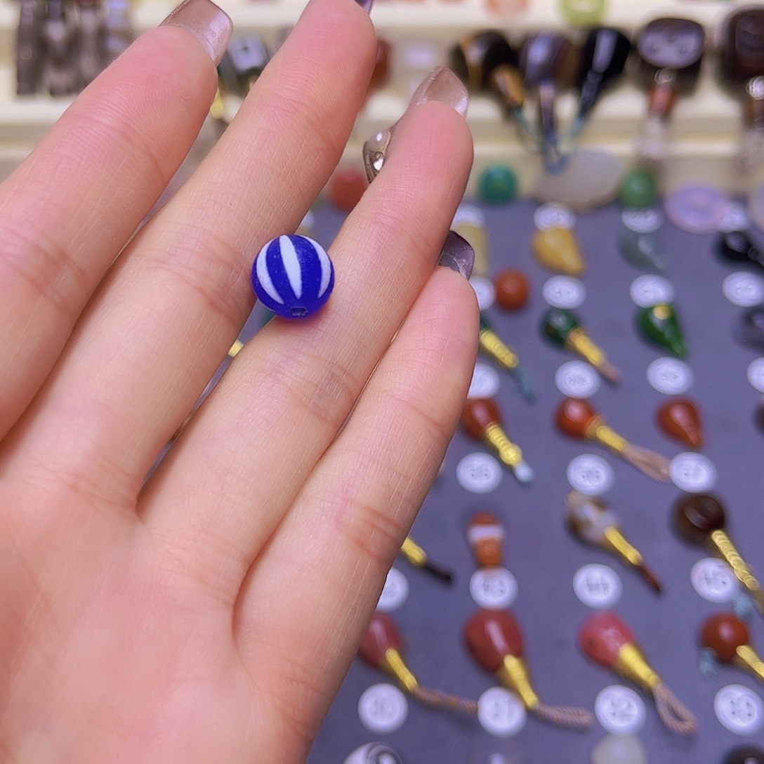 玛瑙/玉髓隔珠卡10未镶嵌