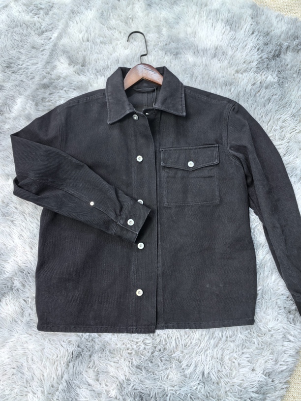 老伙计BBr黑牛仔外套