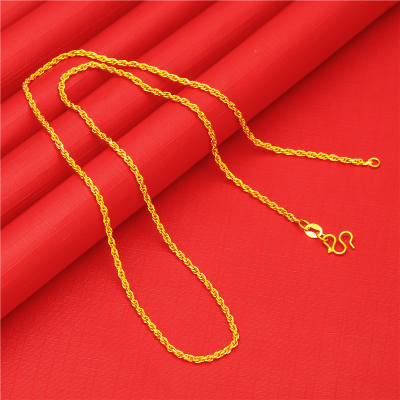  【礼品2号】气质时尚高级感麻花链链子（链长45CM）
