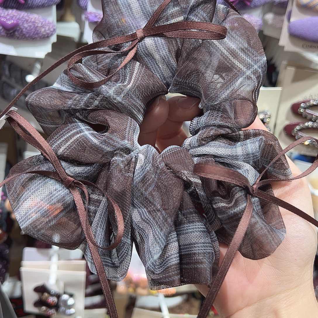 非金属飘带蝴蝶结格子大肠圈