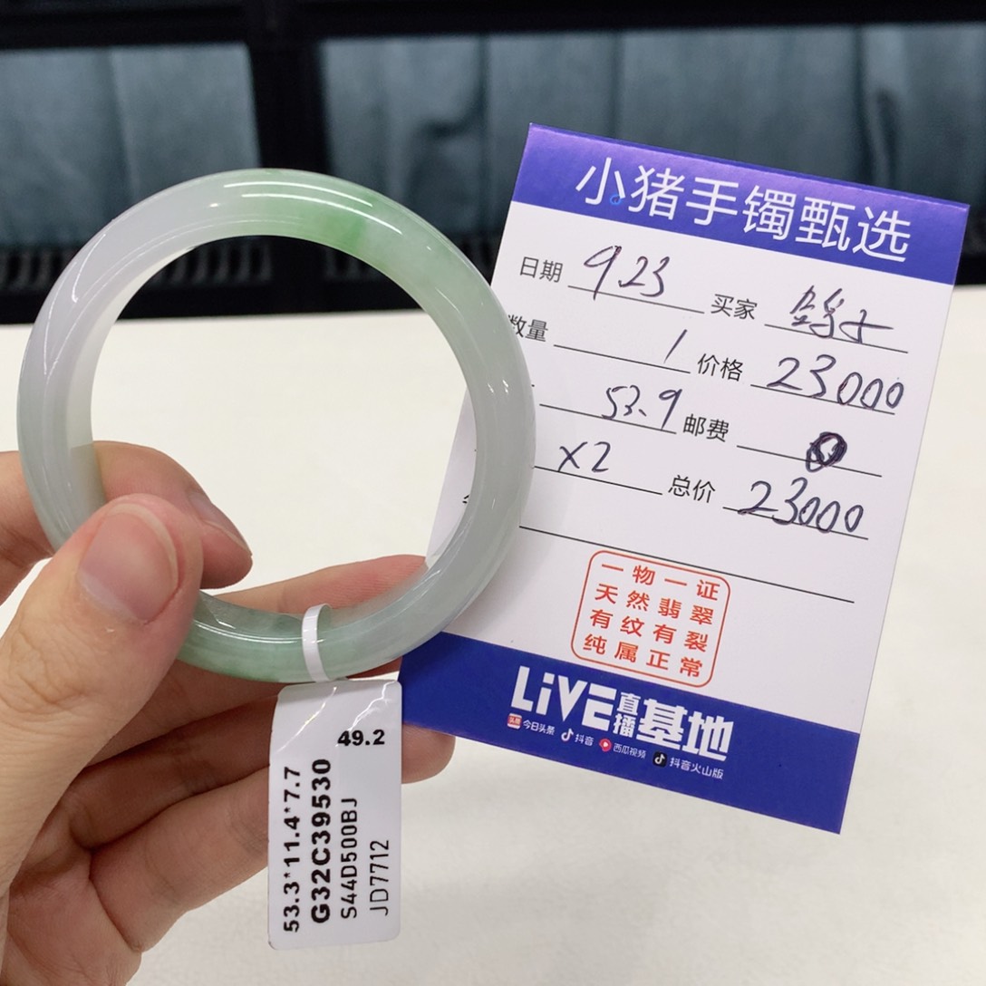 未镶嵌手镯翡翠鸽**舟