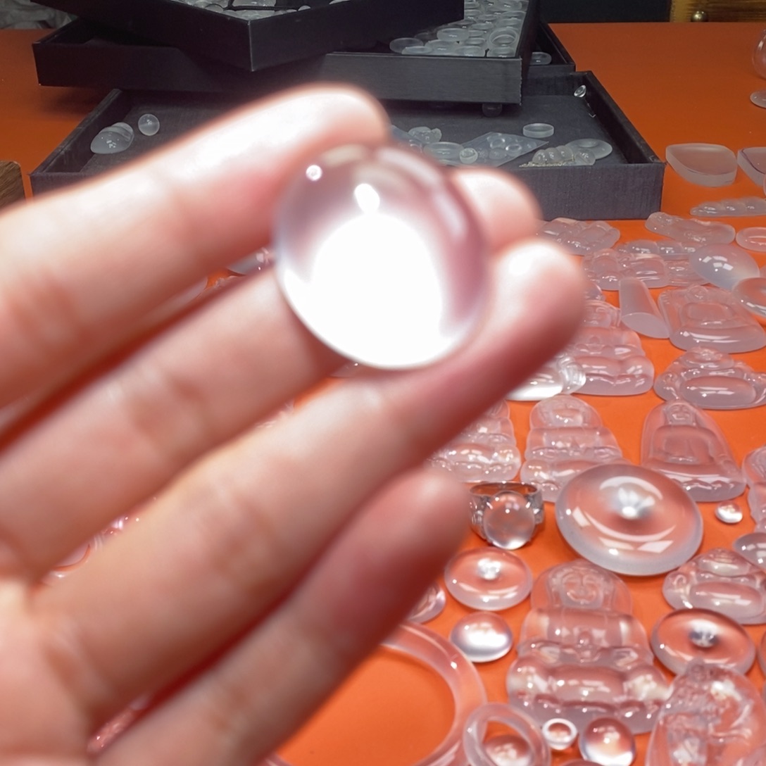 石英质玉未镶嵌珠宝半成品