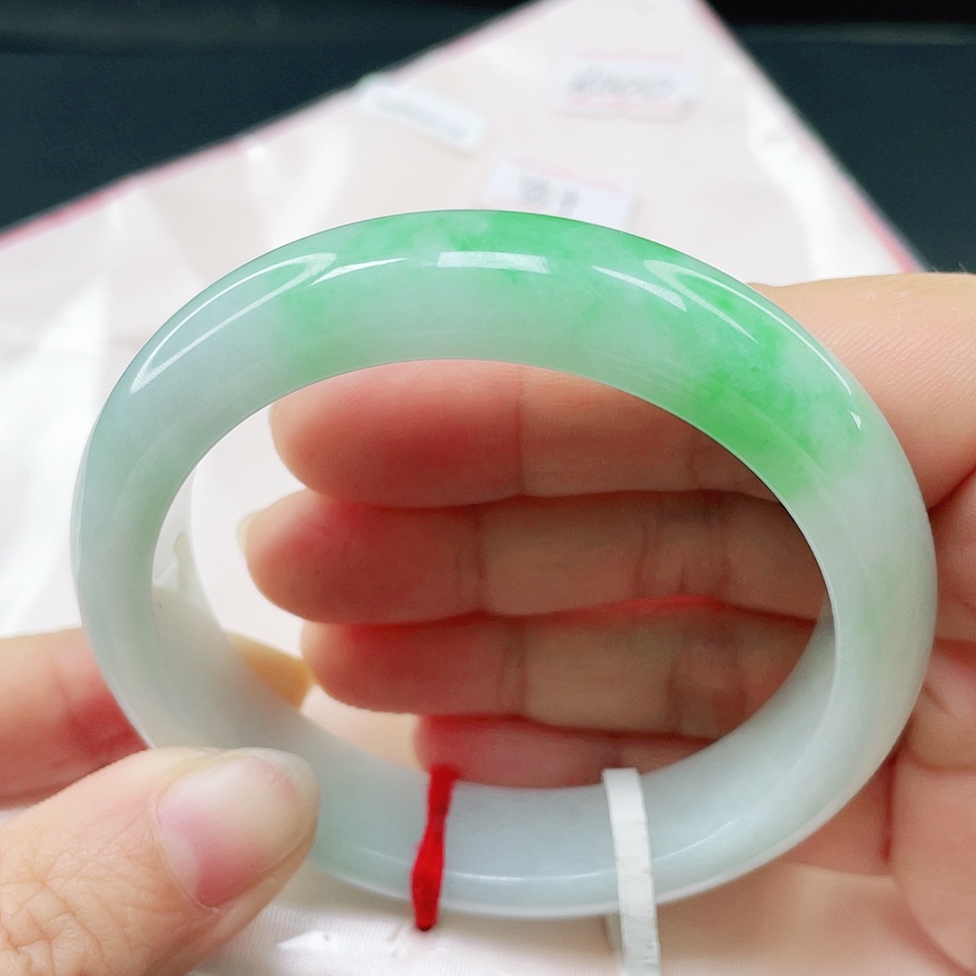 未镶嵌手镯翡翠正圈55。012