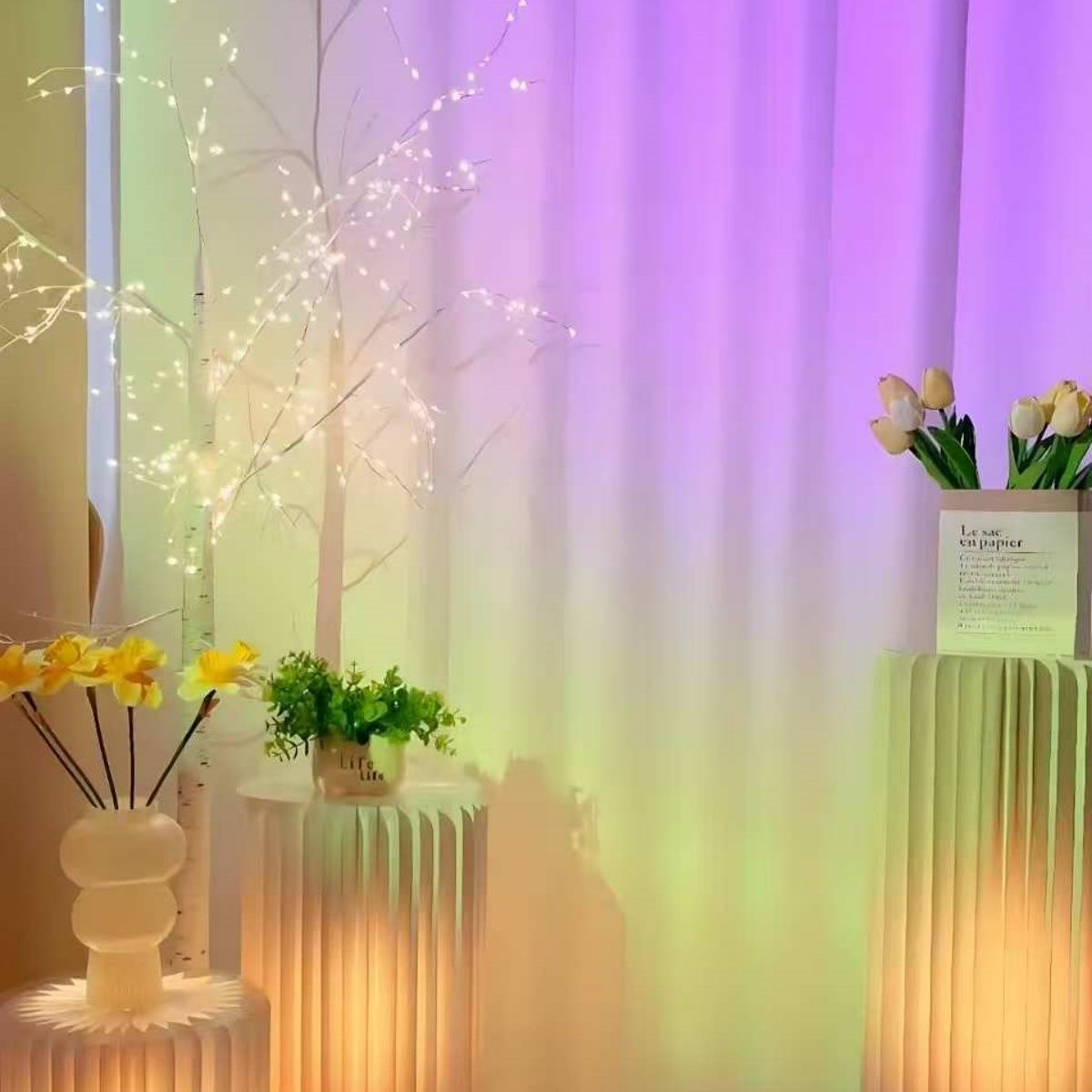 新款主播网红拍照背景墙简约风直播3d立体室内温馨中式直播背景布