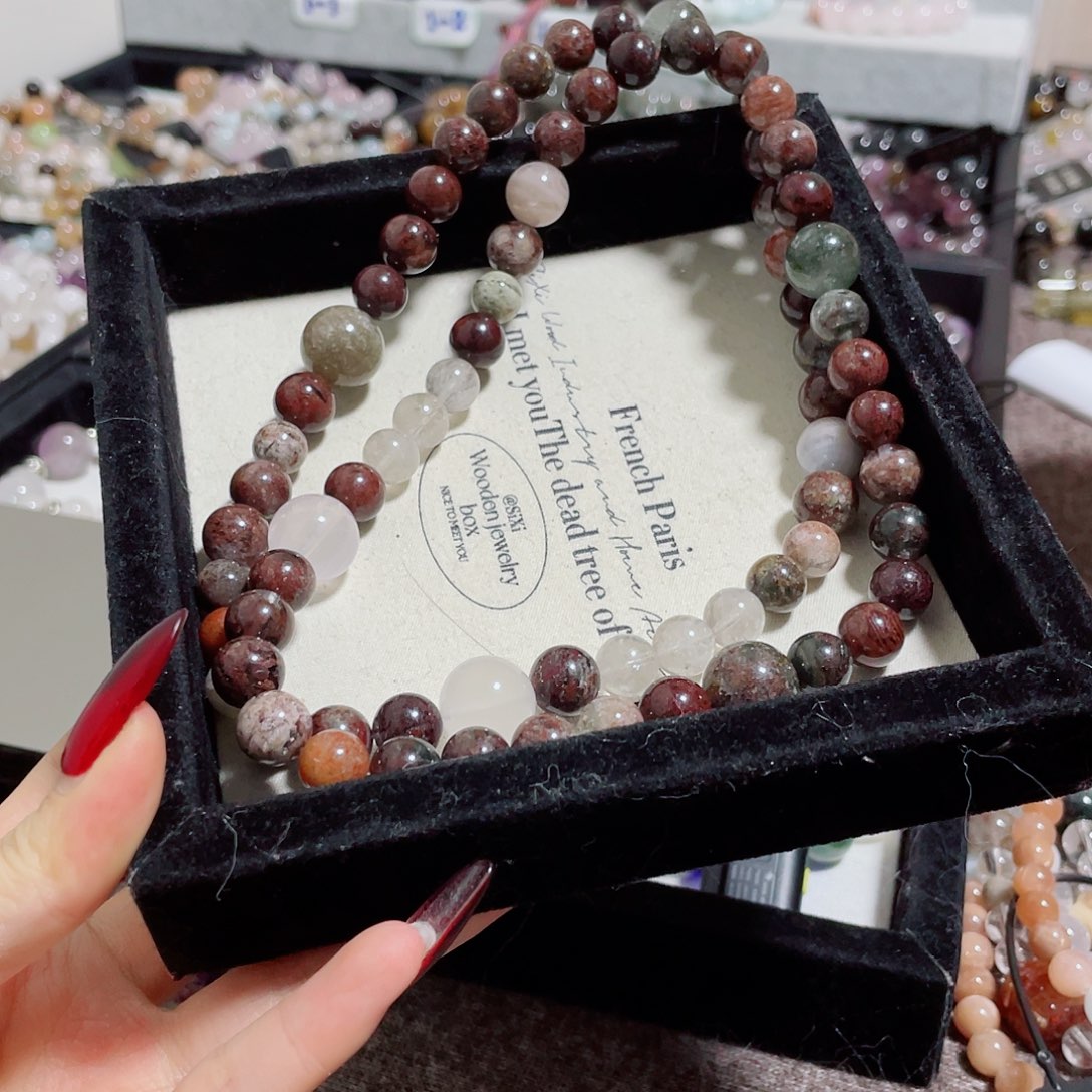 手链未镶嵌水晶红幽灵