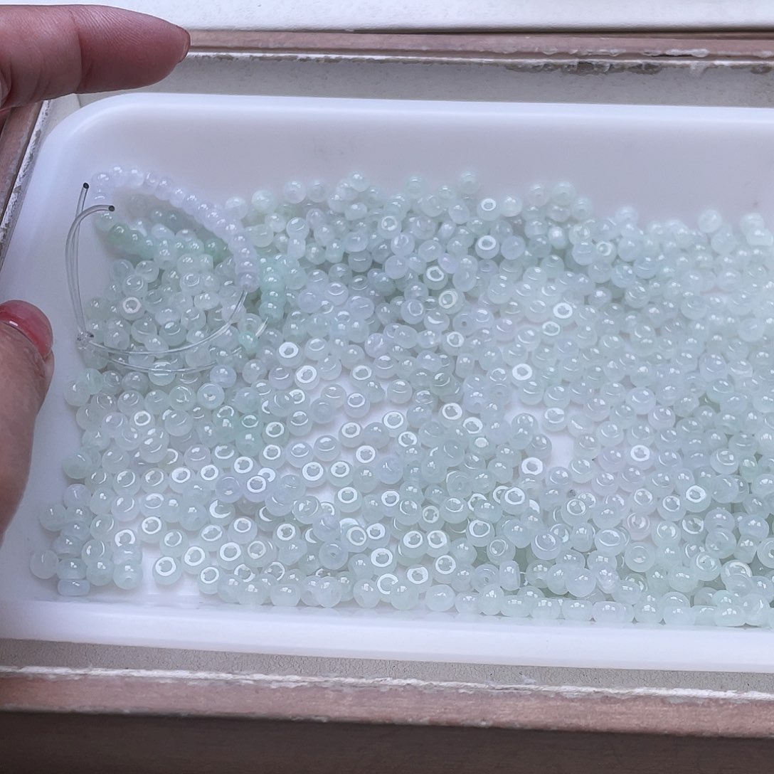 翡翠手链未镶嵌十**满