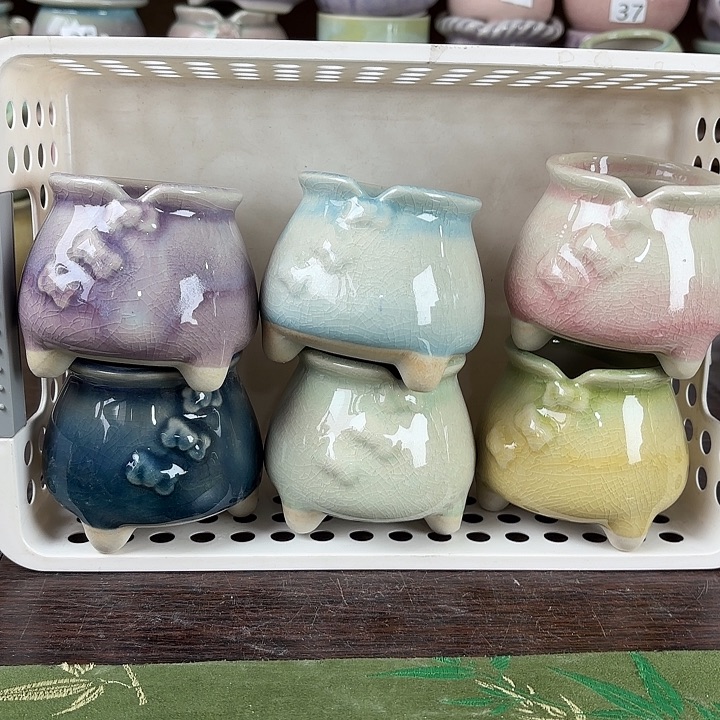 红陶量货/口高深浅搭配发6个