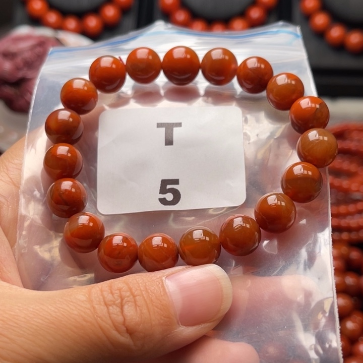 南红玛瑙未镶嵌多样性发货默认微瑕称重10mm