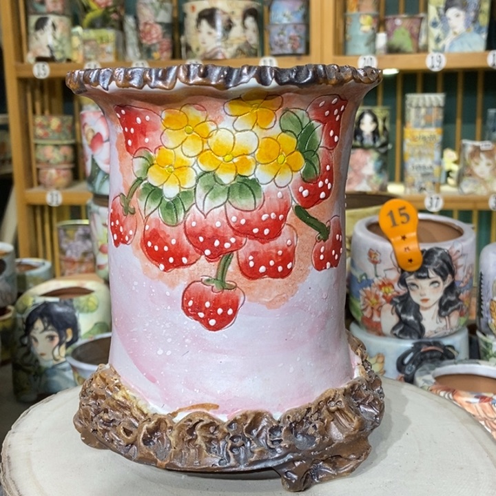 红陶景德镇艺术手绘作品