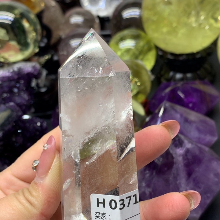 1未镶嵌紫晶0371白水晶