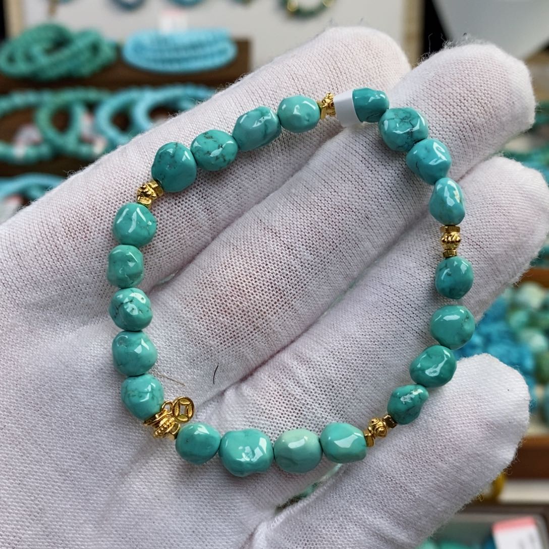 未镶嵌绿松石手串