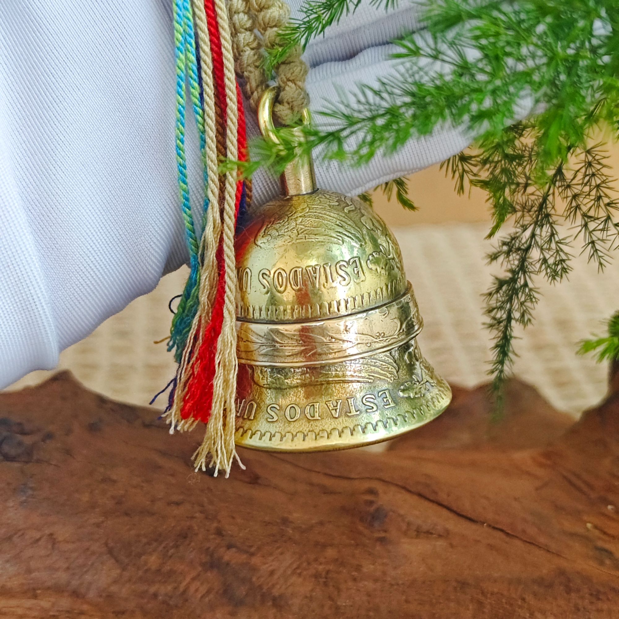 墨西哥天使自由女神黄铜币铃铛