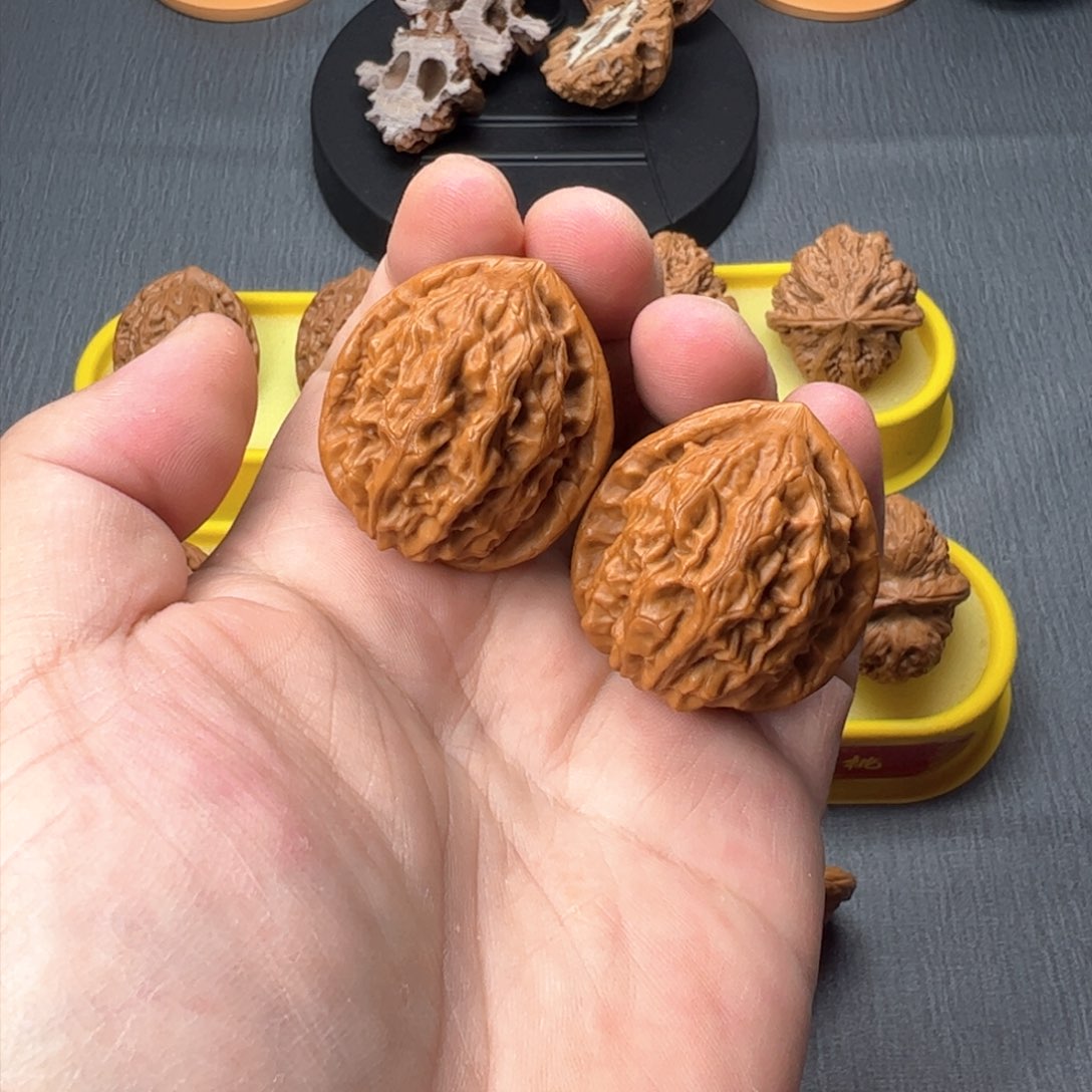 核桃摆件37大红袍有修