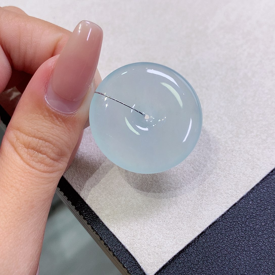 翡翠未镶嵌吊坠(不含链)29.8-6