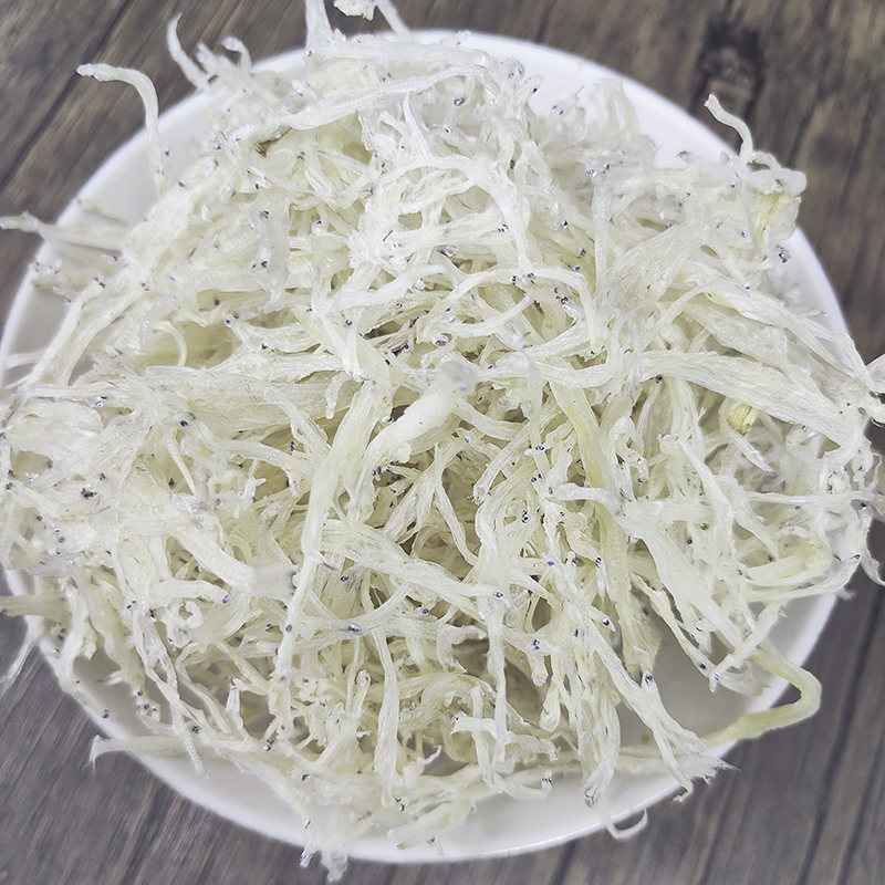 大别山特产淡水无盐银鱼干