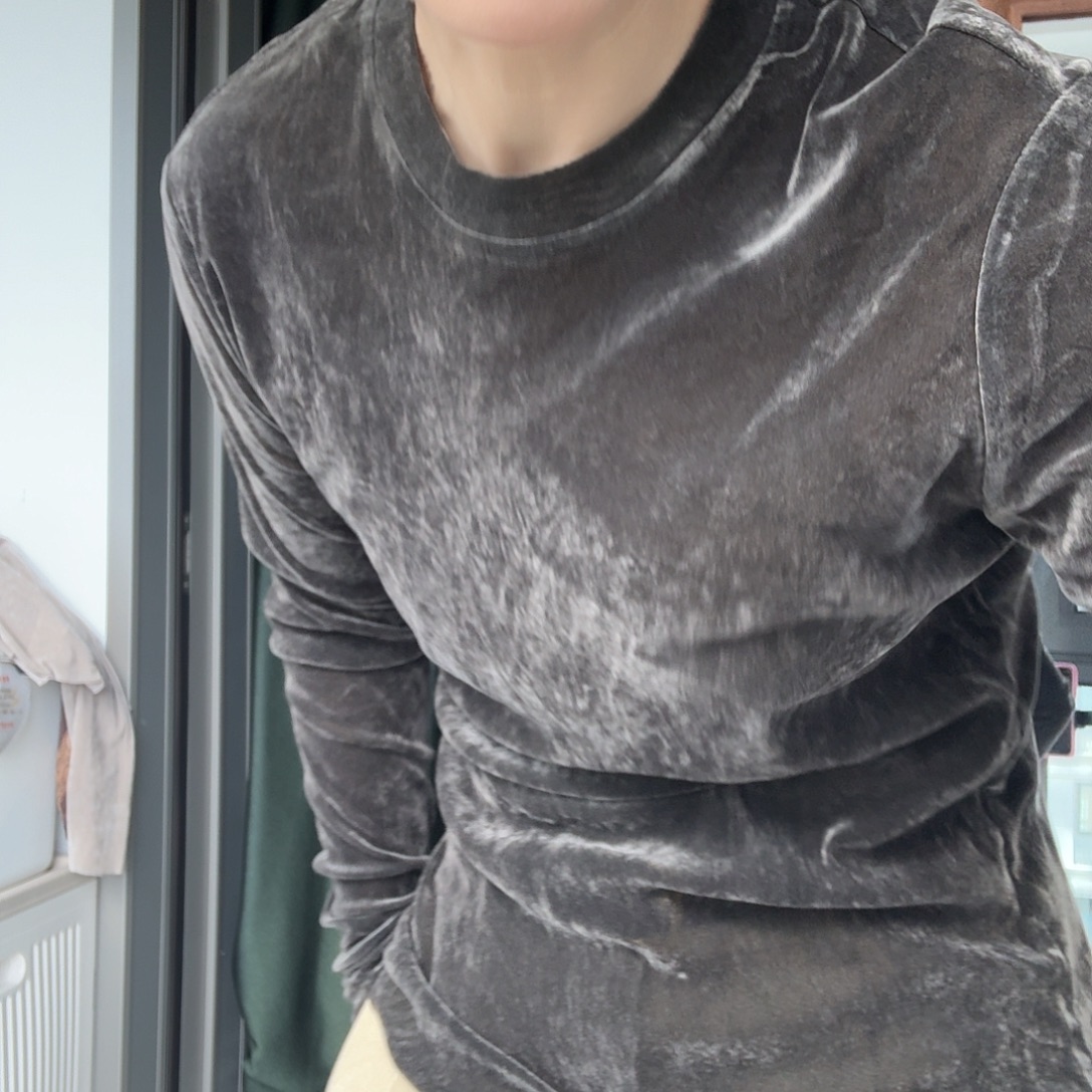 植绒t女士修身显瘦