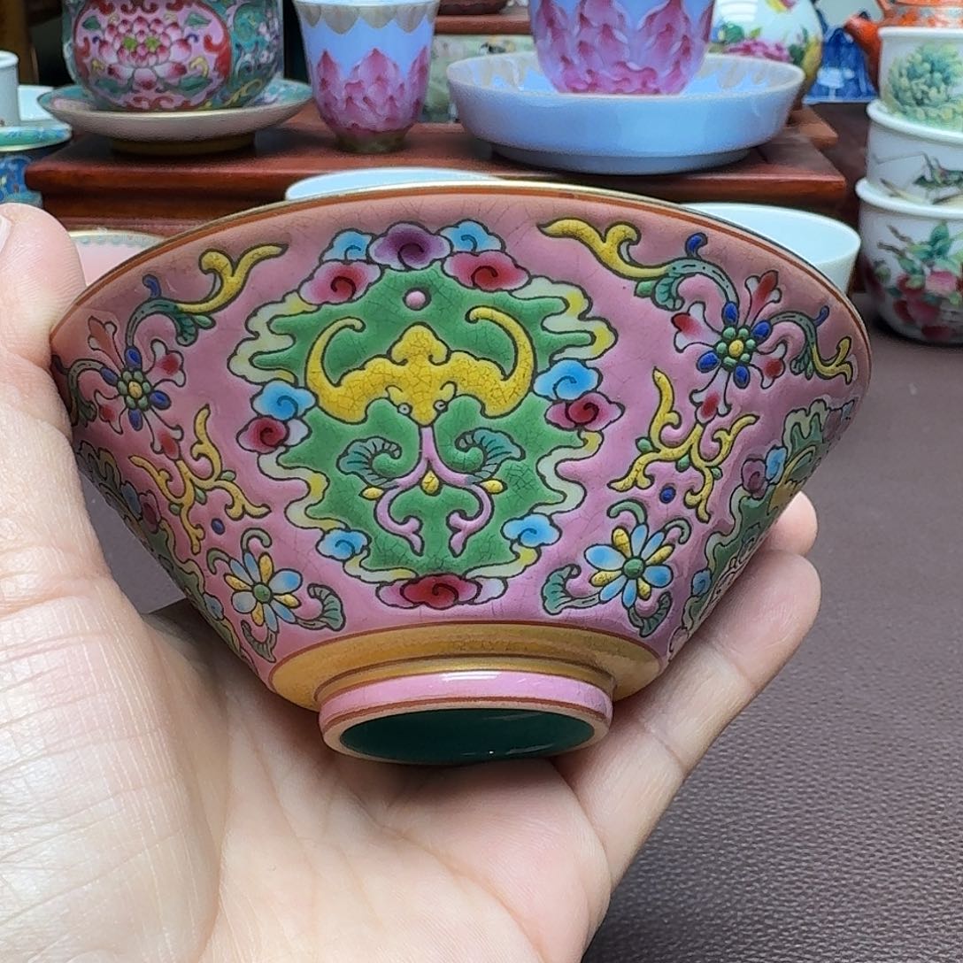 瓷片景德镇仿古手工制作精品展示