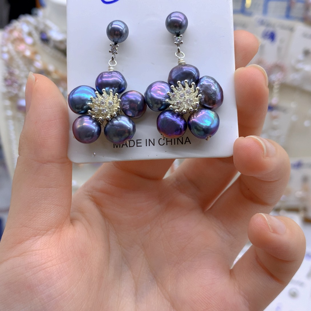 淡水珍珠颈饰合金