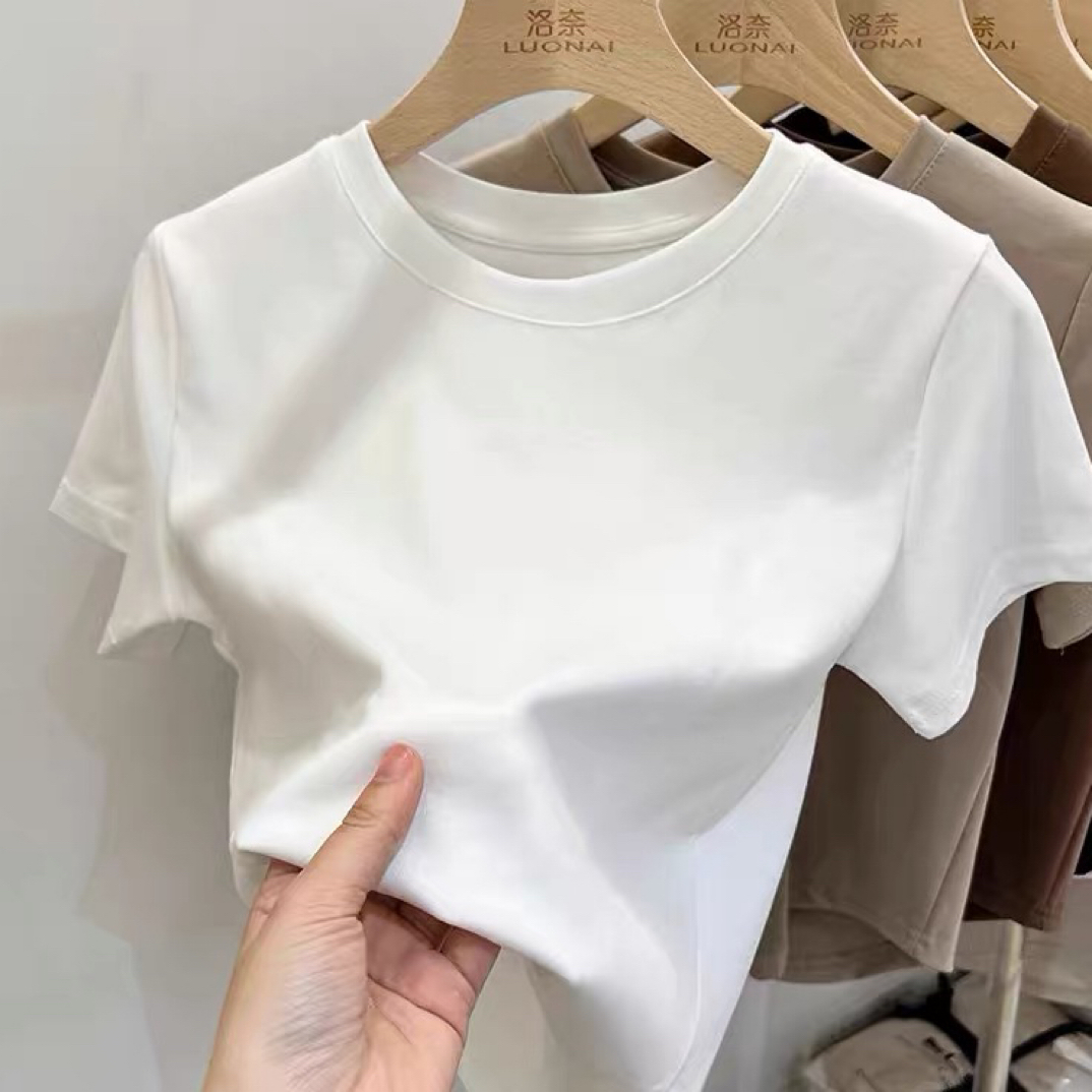 时尚显瘦短袖过款9-15