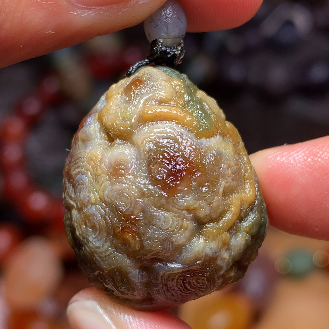 未镶嵌玛瑙/玉髓珠宝半成品