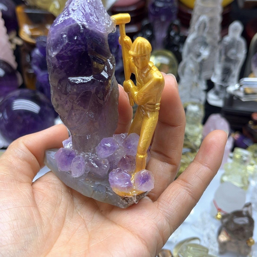 水晶摆件未镶嵌水晶