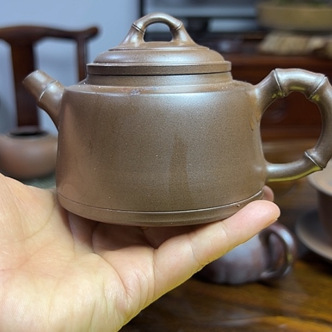 戬谷龙窑柴烧茶壶