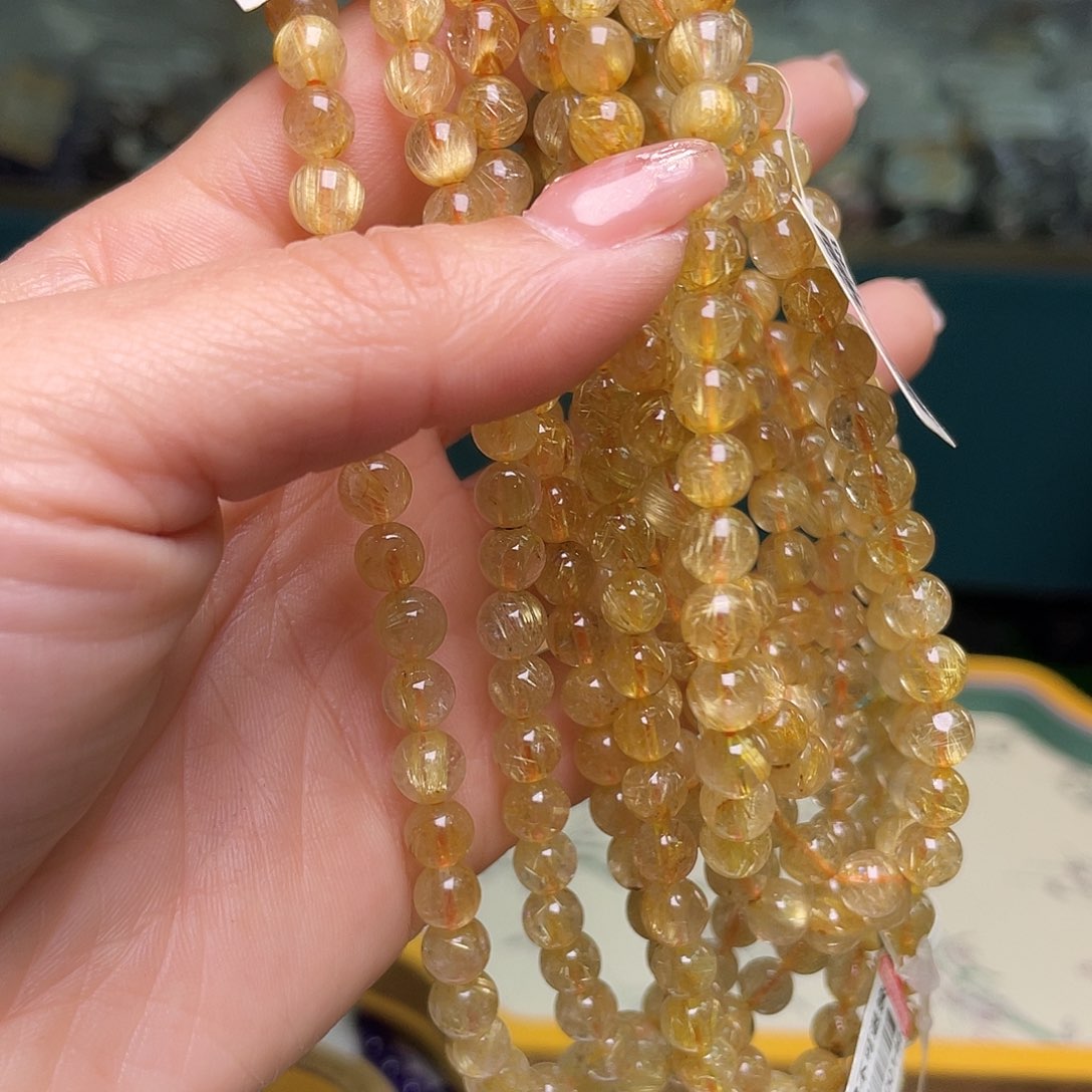 水晶三圈手链6.5（480多样性一个未镶嵌