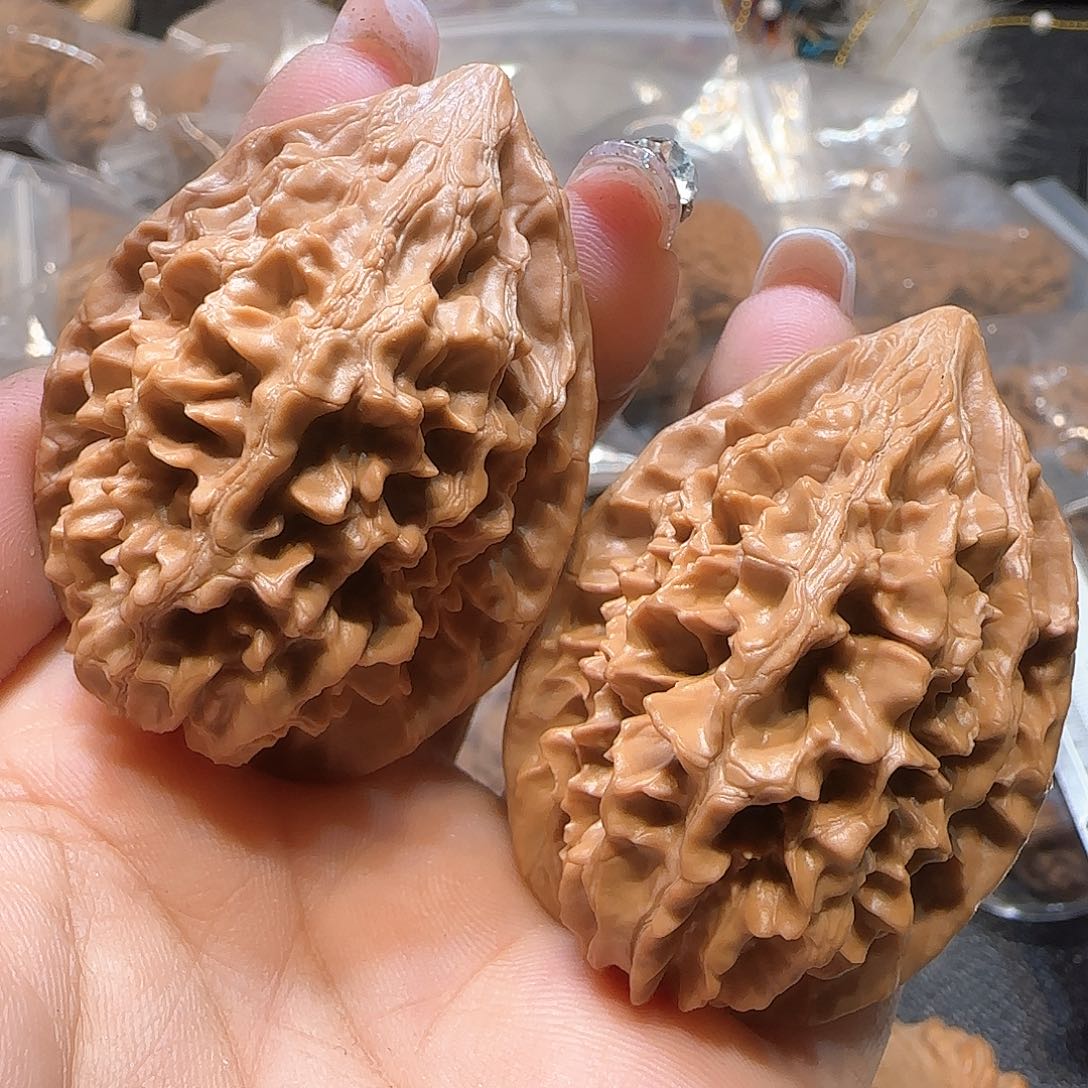 文玩核桃吊坠鱼*鹿老鼠