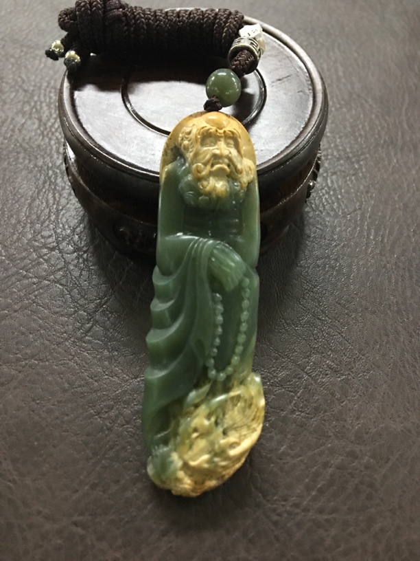 雕刻饰品精品河磨【达摩】吊坠精雕挂坠