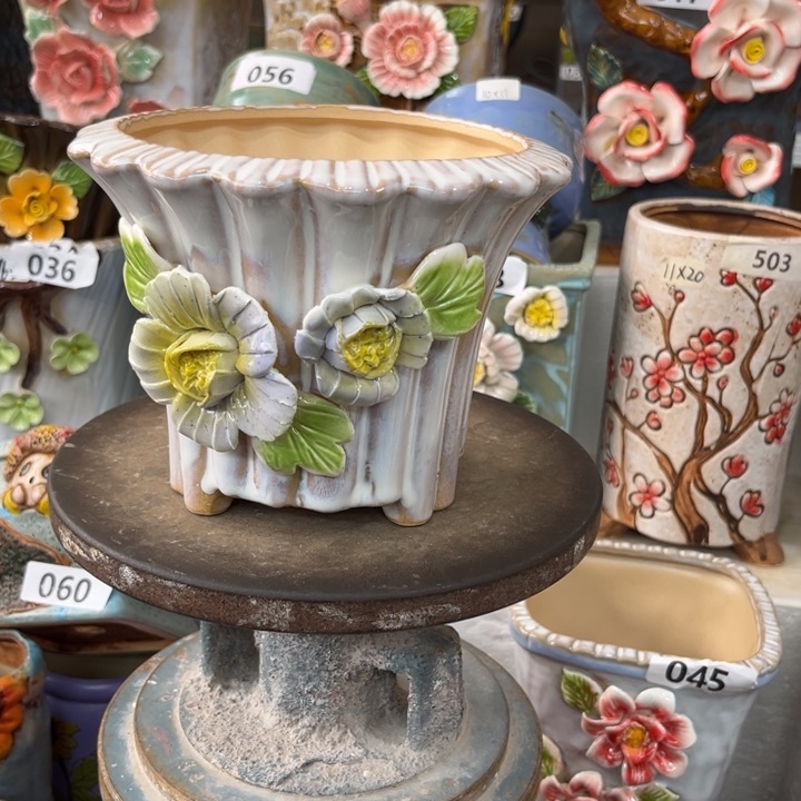 紫砂花盆粗陶材质多肉花盆