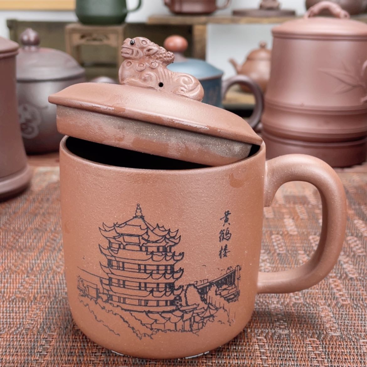 【闪购商品】紫砂茶杯宜兴原矿紫砂盖杯微瑕
