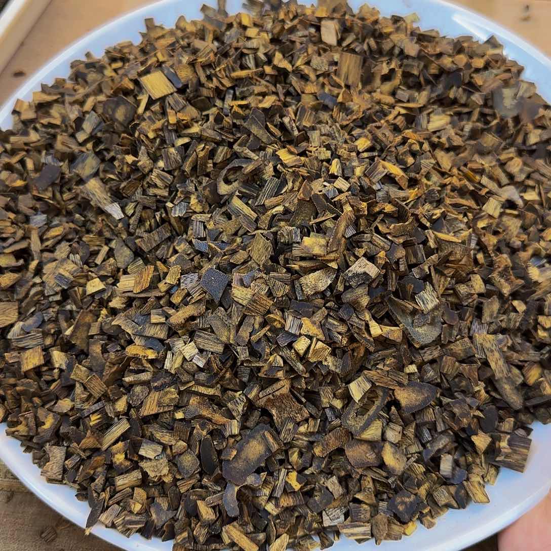 沉香沉香碎屑白露品种醇化料50g