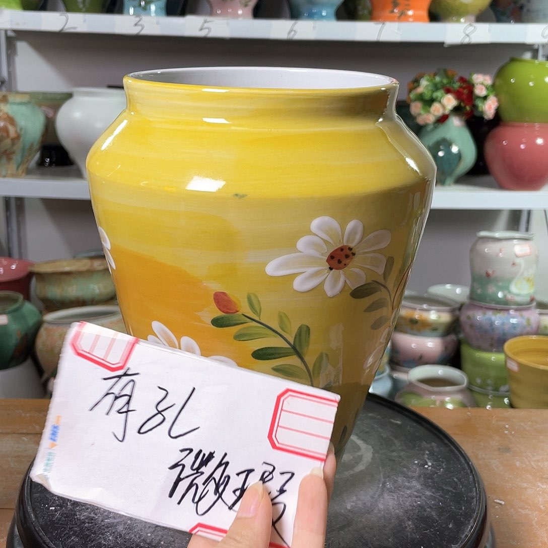 ꧁***꧂景德镇陶瓷花盆微瑕花器