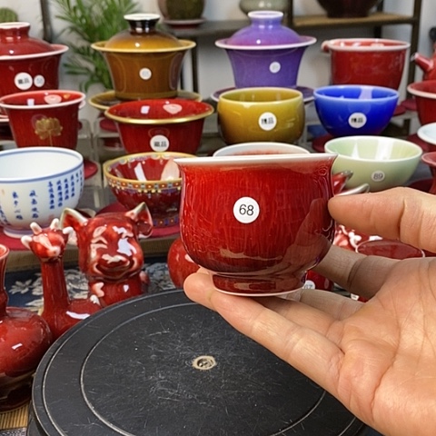 【闪购商品】景德镇名陶雅玩原矿郎红