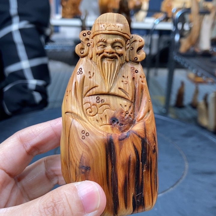 柏木（崖柏）手把件