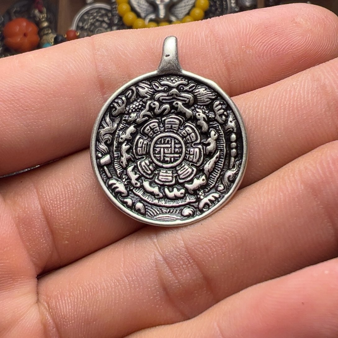 柏香籽/百香籽吊坠九宫