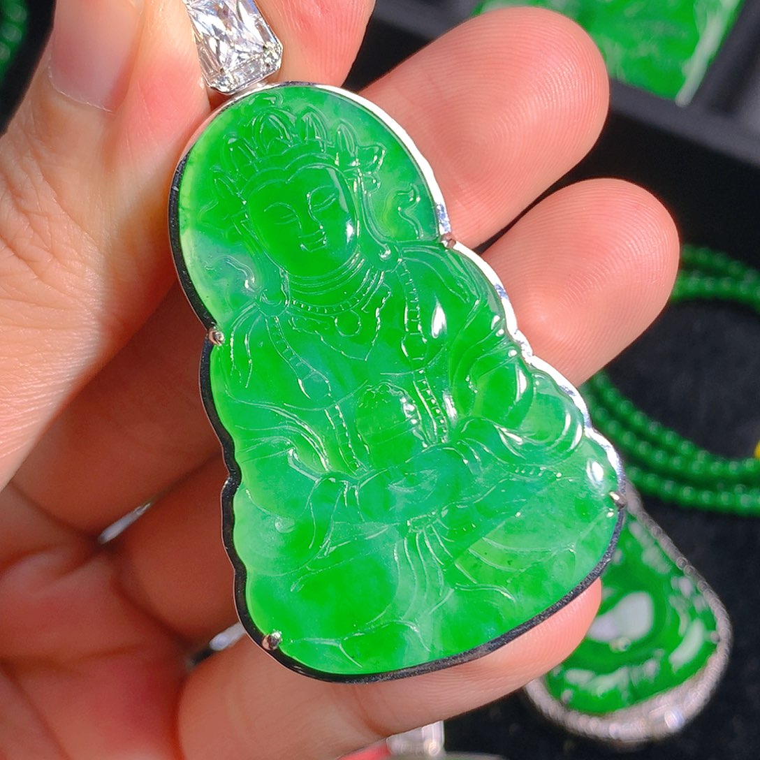 翡翠吊坠(不含链)未镶嵌