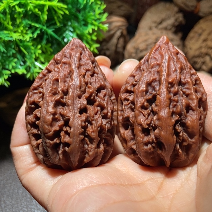 把件文玩核桃东北楸子小雪172