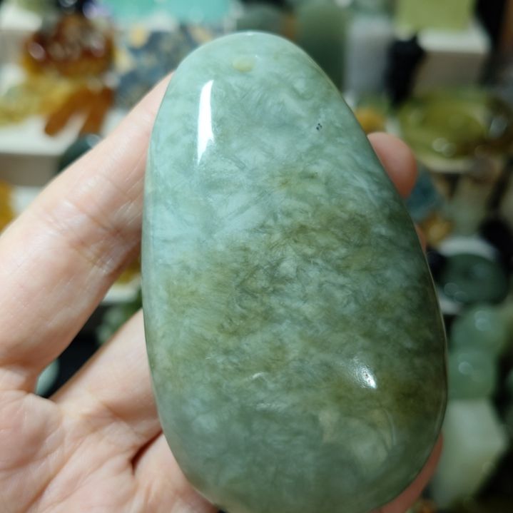 岫玉未镶嵌手把件款式