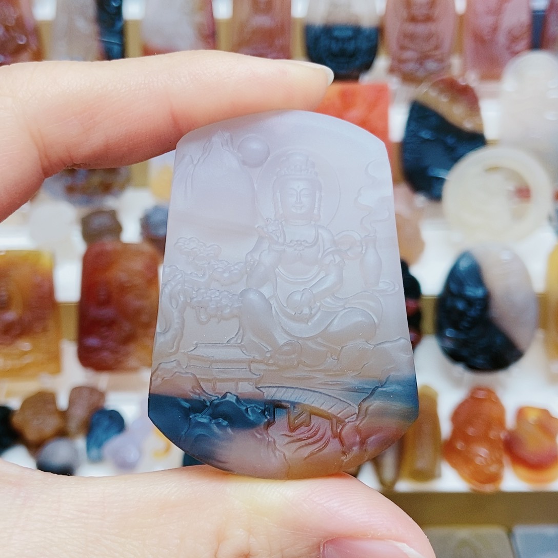 玛瑙/玉髓颈饰未镶嵌也**天