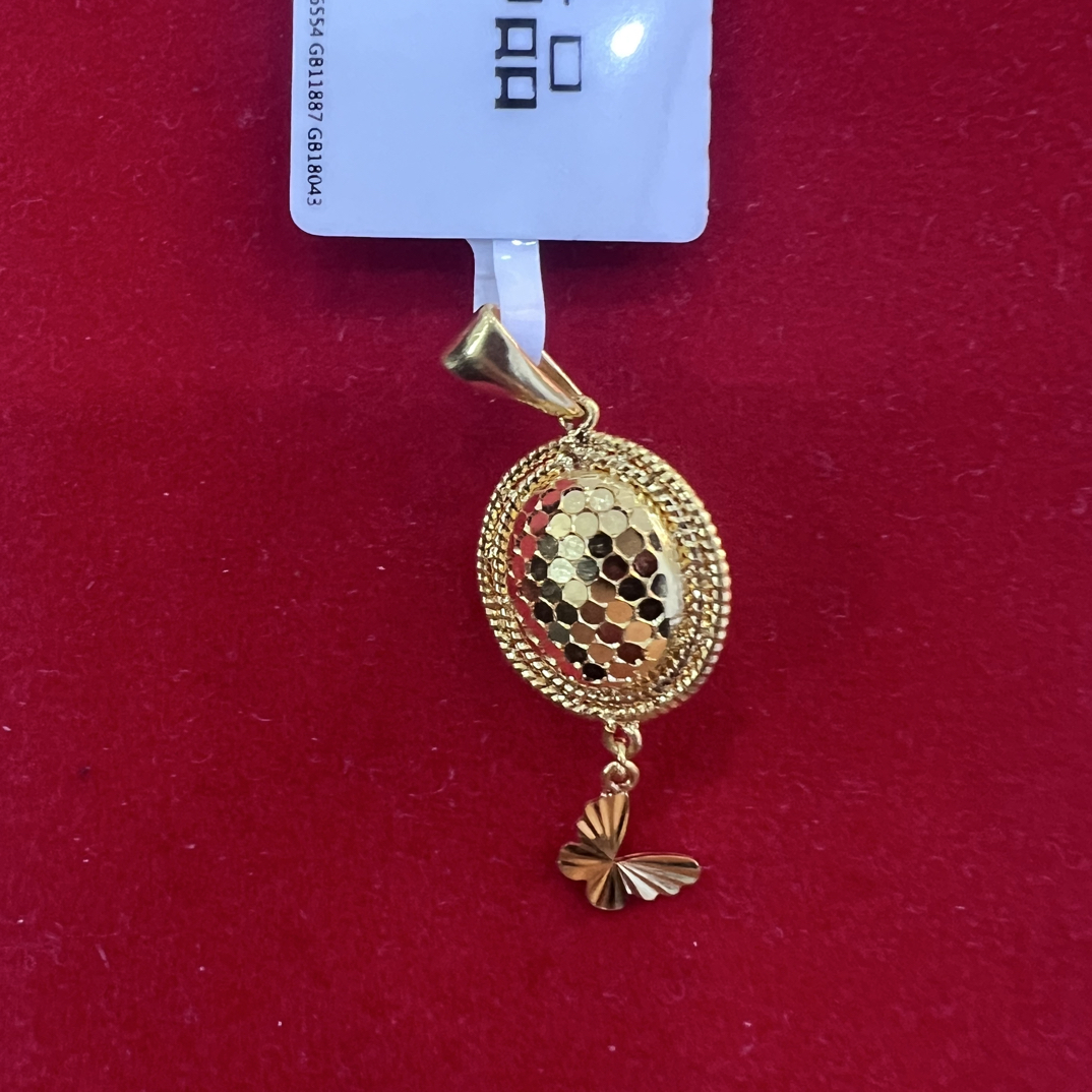 【夏夏专享】足金999 蝴蝶 ZP 1.58 攒金有道